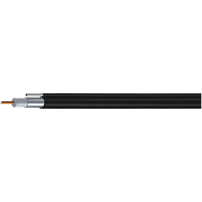 Hoe draagt ​​de 500 540 trunk coaxiale kabel bij aan het minimaliseren van elektromagnetische interferentie (EMI) in hoogfrequente communicatieomgevingen?